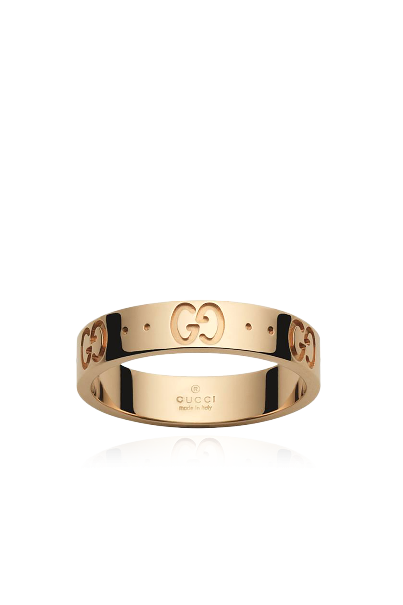 Gucci icon ring white gold hotsell